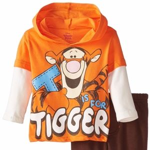 Disney Baby Boys' Tigger Jogger Fleece Pant Set